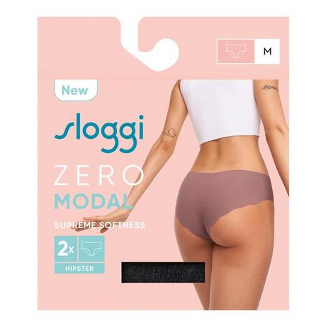 sloggi ZERO Modal 2.0 Hipster 2P Lot de 2 shortys 