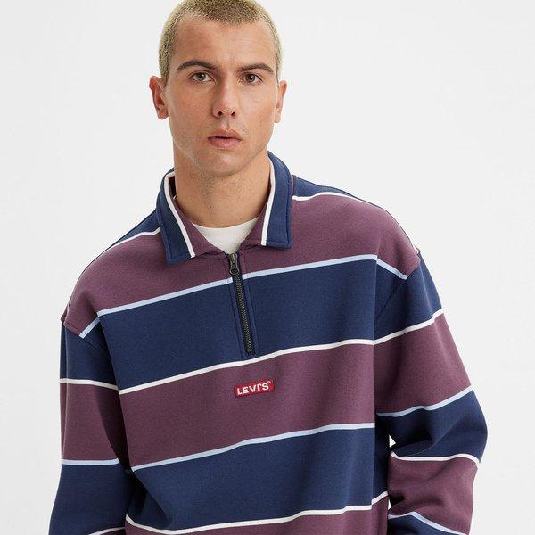 Levi's® RELAXED BABYTAB 1/4 ZIP Sweat-shirt 