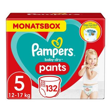 Baby-Dry Pants Grösse 5, Monatsbox, 12kg-17kg, 132 Pcs.