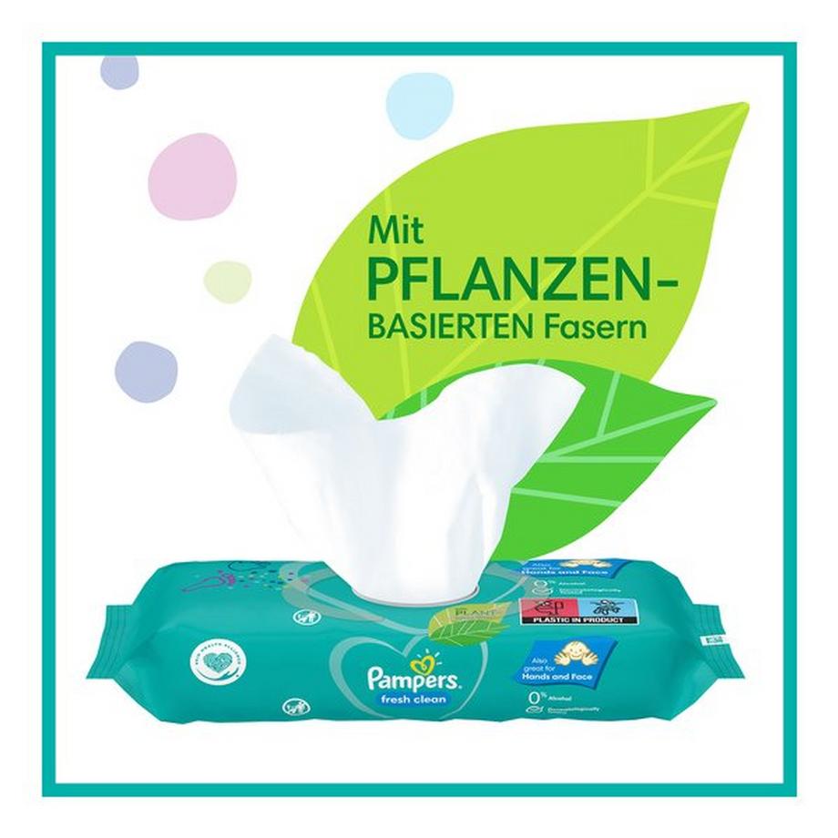Pampers Feuchte Tücher Fresh Clean Fresh Clean Feuchttücher, 12 x 52 Pcs. 