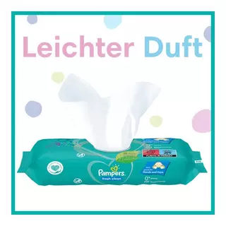 Pampers  Fresh Clean Salviette umidificate, 12 x 52 Pcs. 