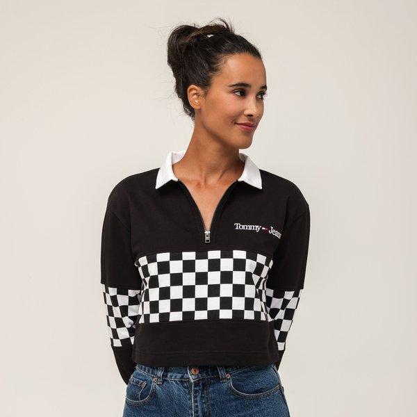 Image of Bluse, Langarm Damen Black XS