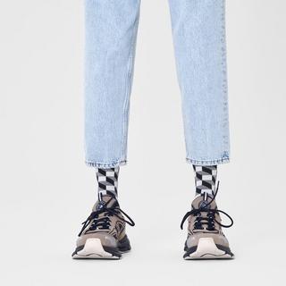 Happy Socks Filled Optic Blockmuster Socken  