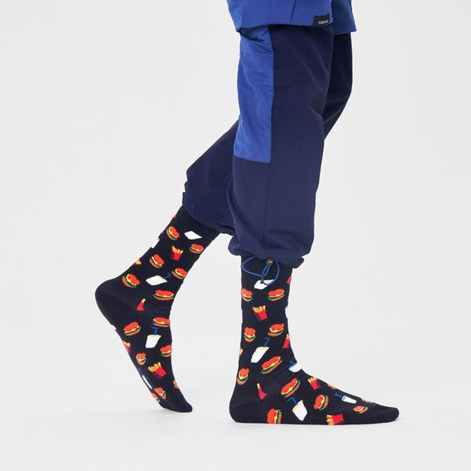 Happy Socks Calze fantasia Hamburger  
