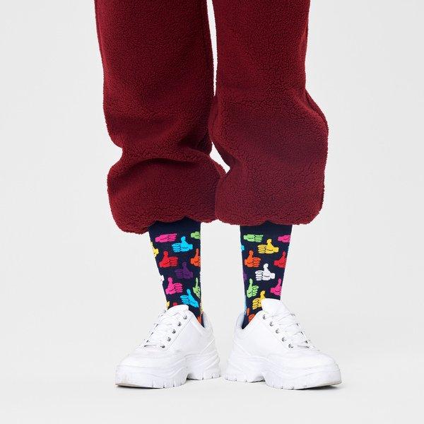 Happy Socks Chaussettes Thumbs Up à Motif  