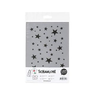 I am Creative Schablone A5, Sterne 