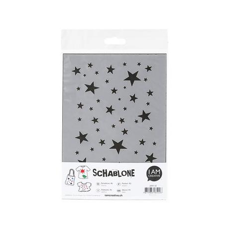 I am Creative Schablone A5, Sterne 