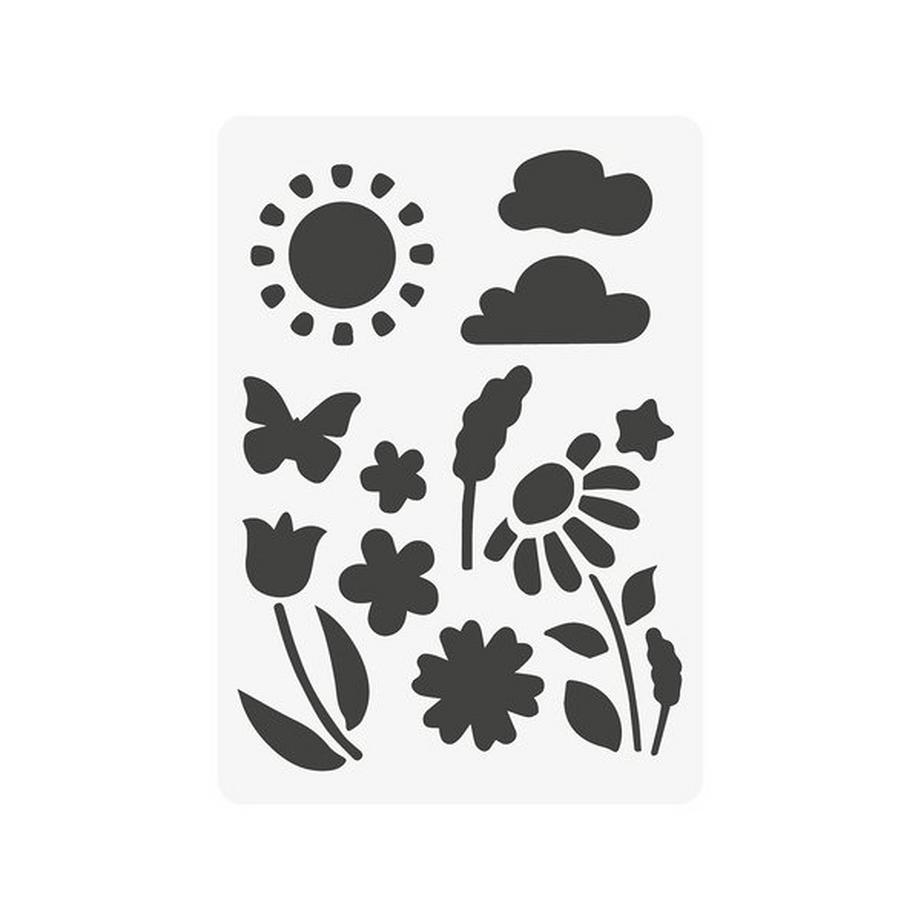 I am Creative Schablone Kids A5, Sommertag 