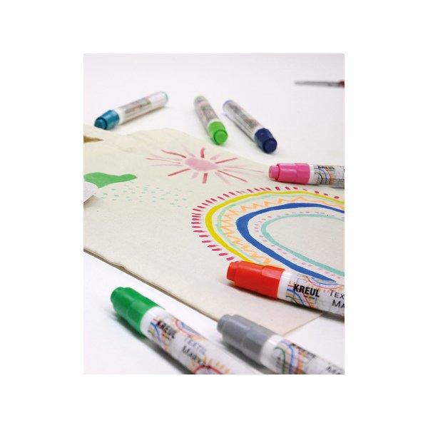 C. Kreul Crayon de tissu Marqueur Textile Junior, lot de 5 