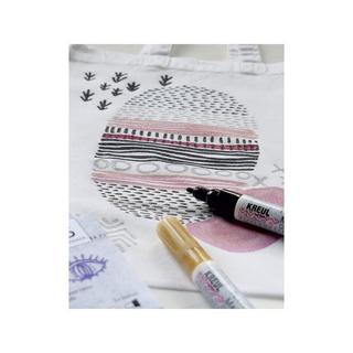 C. Kreul Crayon de tissu Marqueur Textiles Glitter, medium, lot de 5 