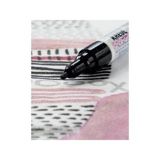 C. Kreul Pastelli di stoffa Marcatore Tessile Glitter, medium, set di 5 