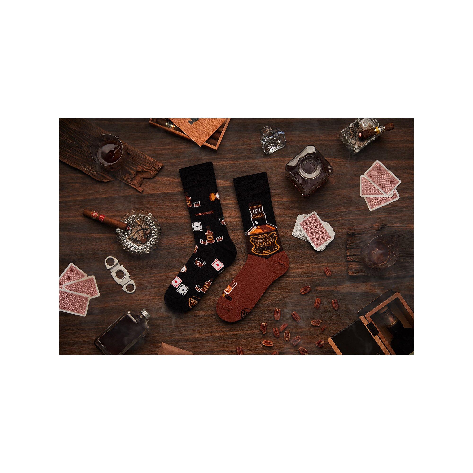 Many Mornings Whisky Chaussettes hauteur mollet  