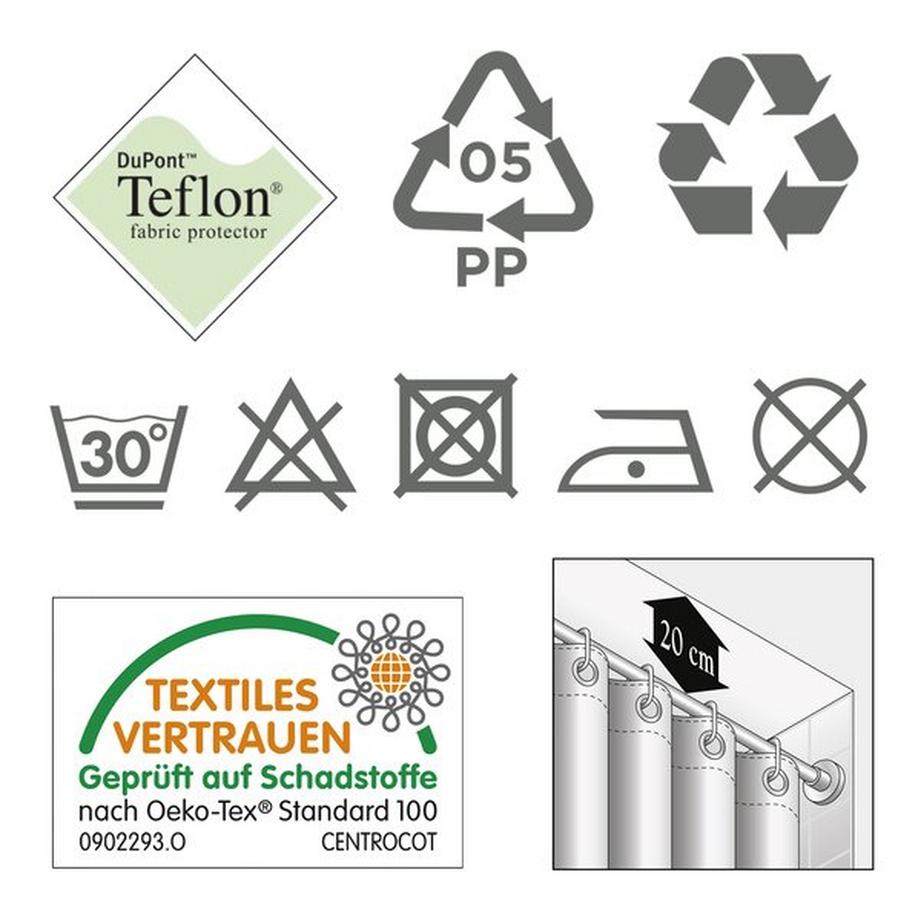 Manor Rideau de douche  Pino 