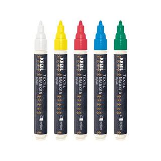 C. Kreul Crayon de tissu Texi Mäx Opak kit de base, lot de 5 