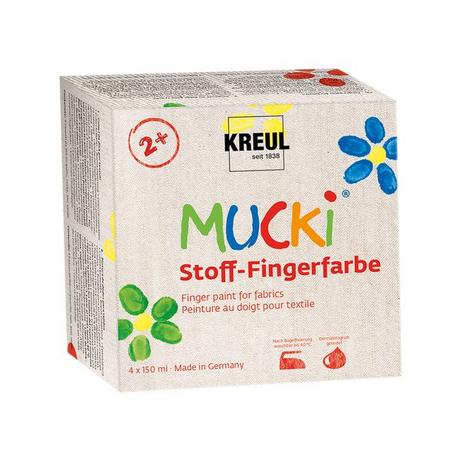 C. Kreul Peinture pour tissu MUCKI Peinture Etof. aux diogts 4p. 