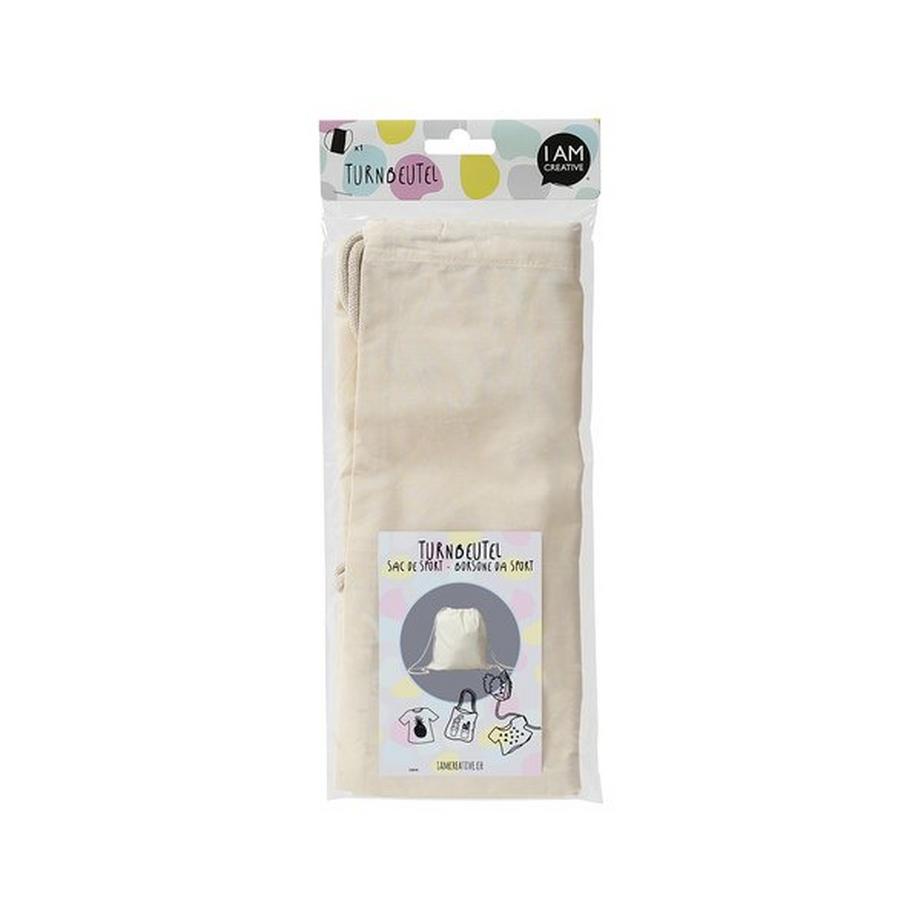 I am Creative Turnbeutel mit Kordel 