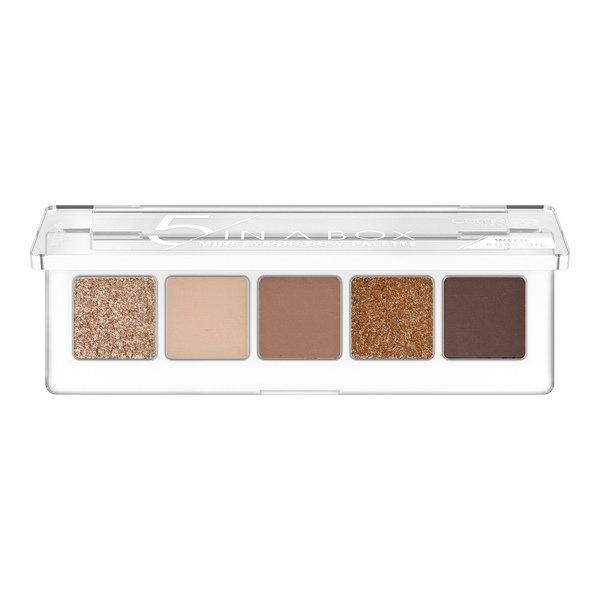 Image of 5 In A Box Mini Eyeshadow Palette Damen Golden Nude Look 4g