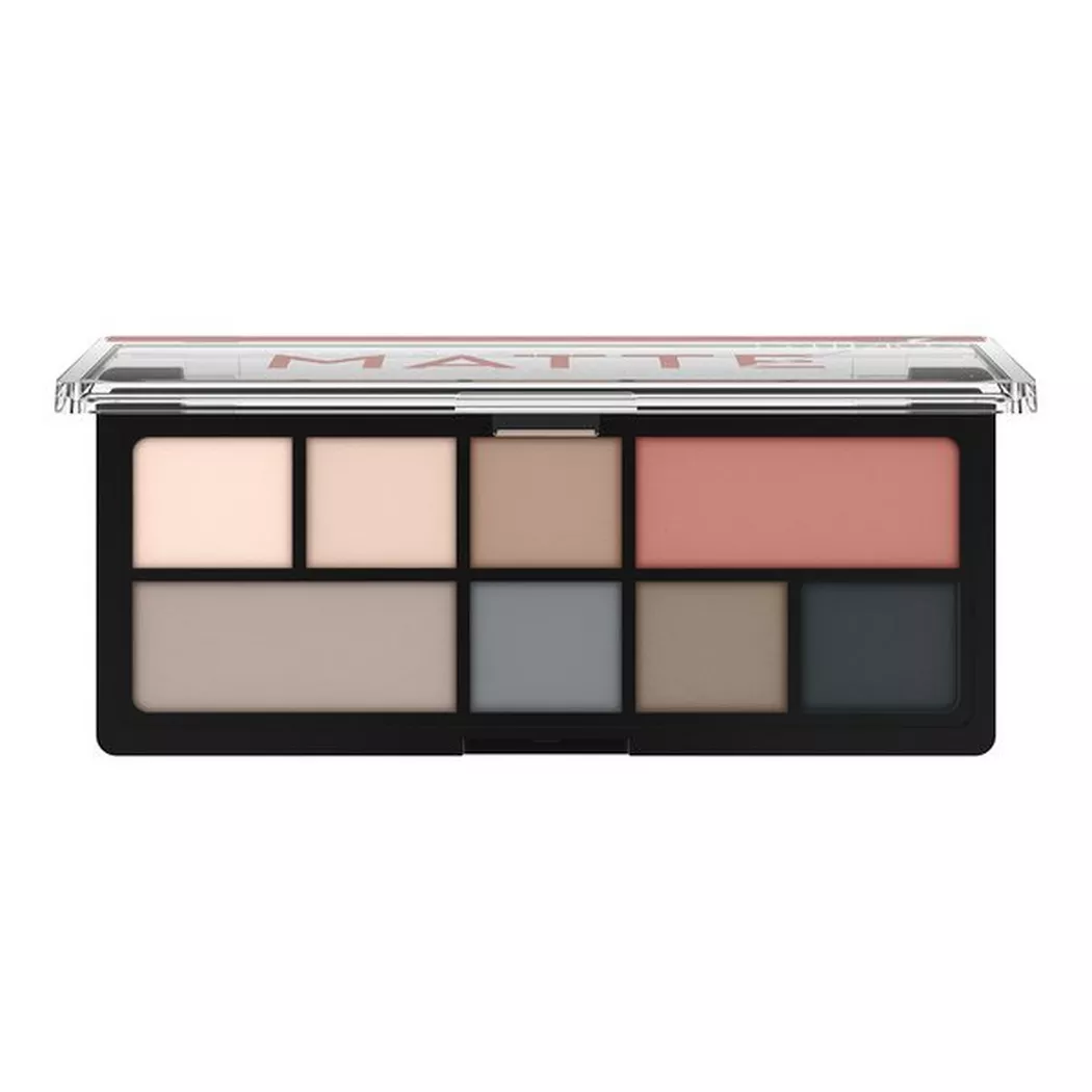 CATRICE - The Dusty Matte Eyeshadow Palette, 9 g, Grau