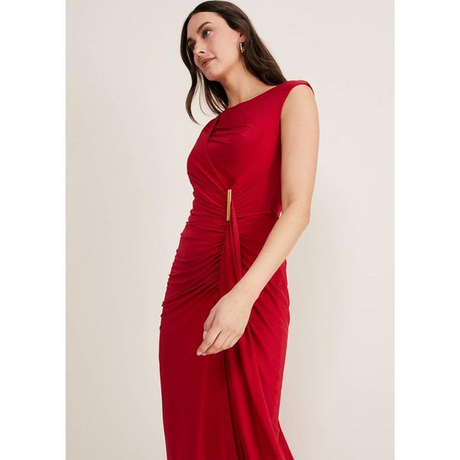 Phase Eight Ärmelloses Maxikleid mit gerafftem Detail  