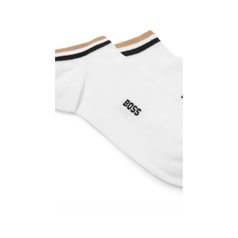 BOSS Lot de 2 paires de chaussettes sneakers  