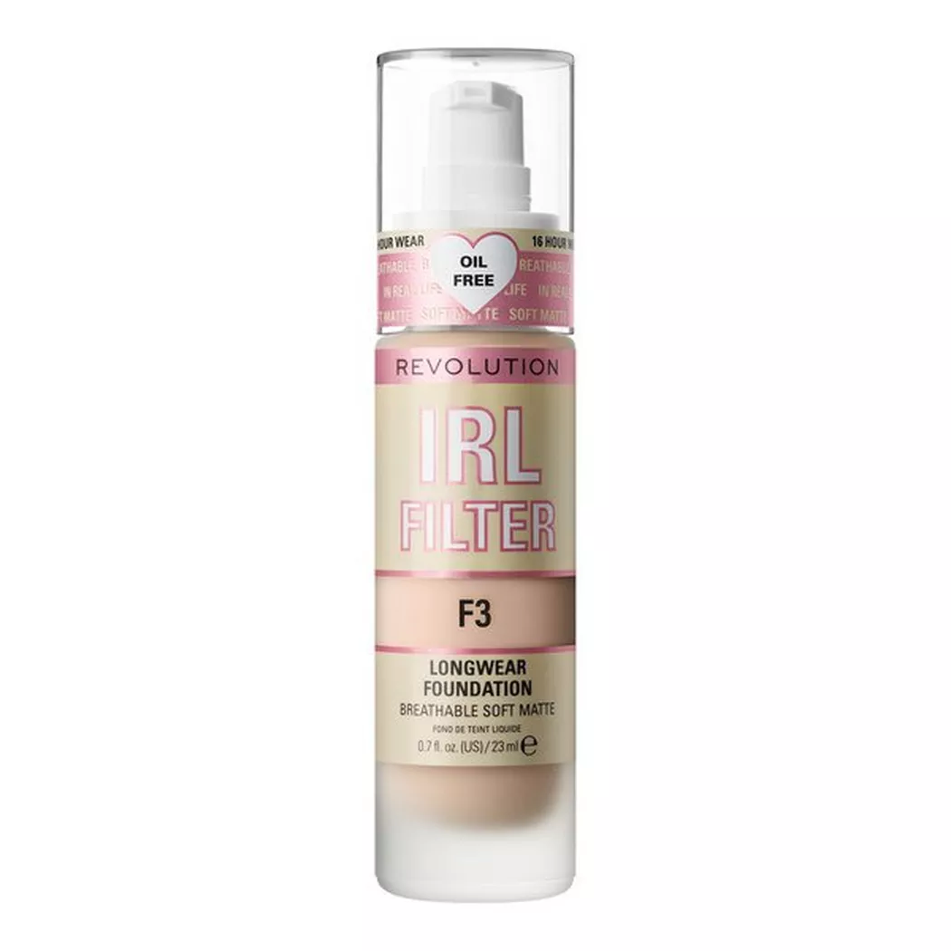 Revolution Make Up Irl Filter fond de teint longue tenue #F3 6