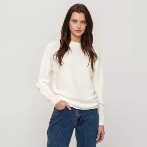Maglione girocollo, manica lunga