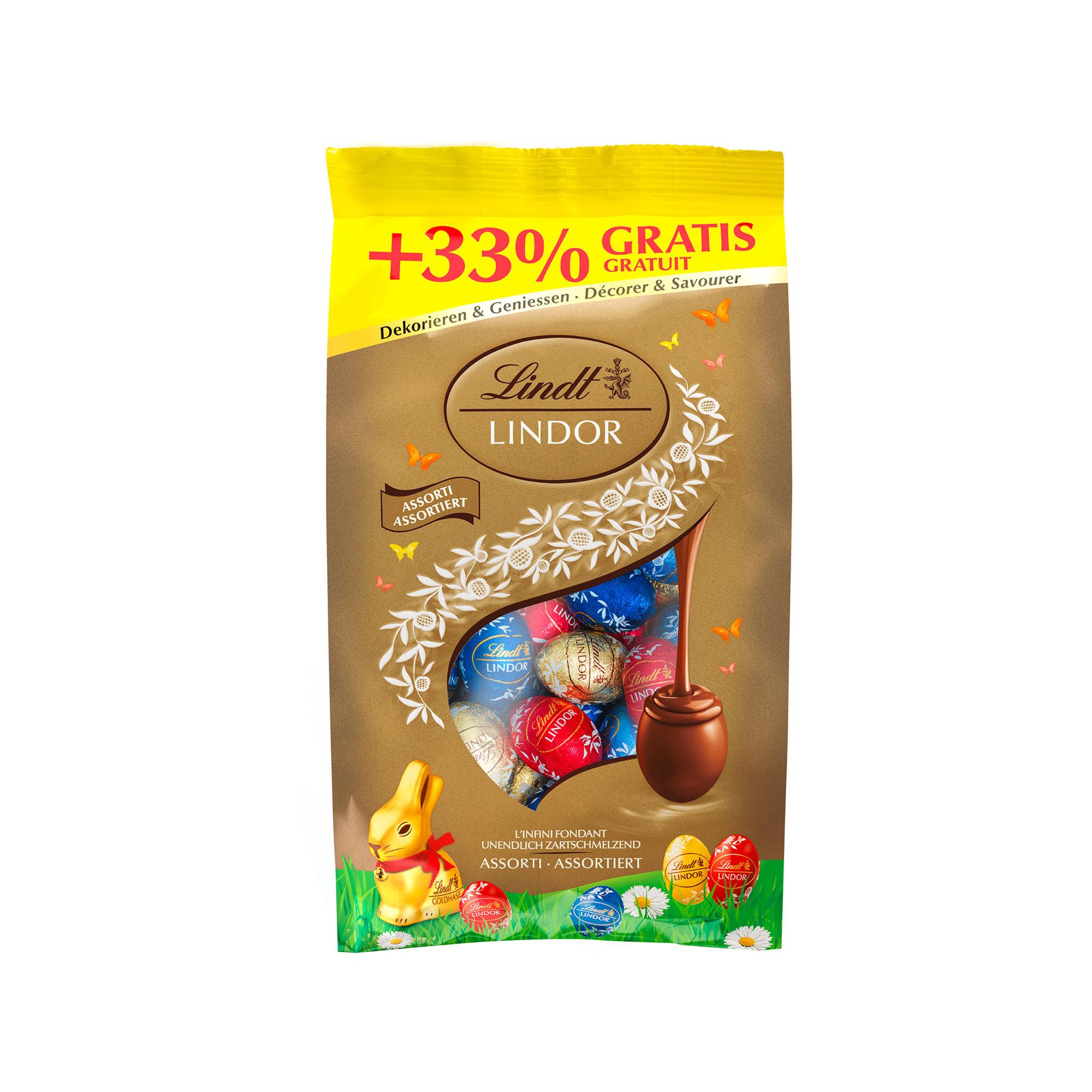 Lindt EASTER Lindor Petits Œufs Assortis 