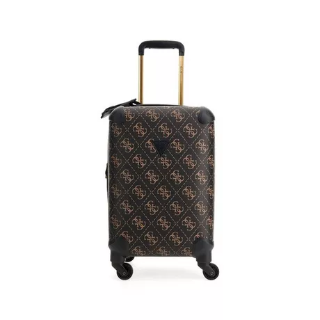 GUESS 45.0cm, Hartschalenkoffer, Spinner Berta Braun Bedruckt