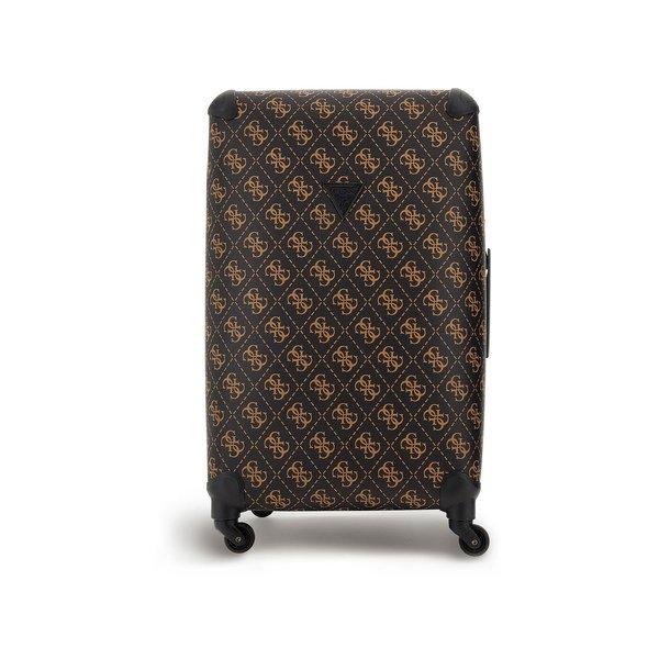 Image of Hartschalenkoffer, Spinner Unisex Braun Bedruckt 70 CM