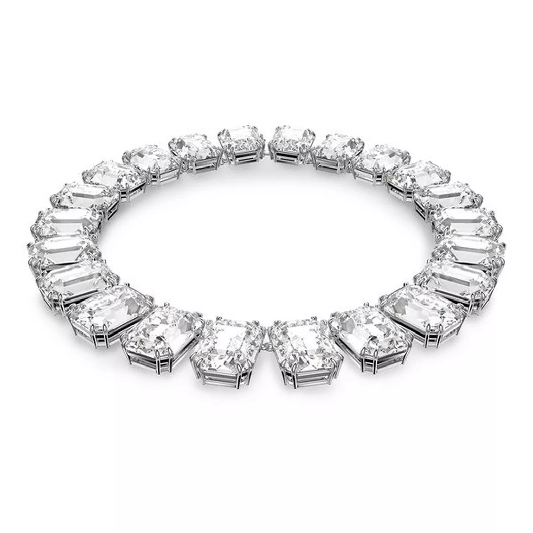 Swarovski - Halskette, Millenia, One Size, Silberfarben