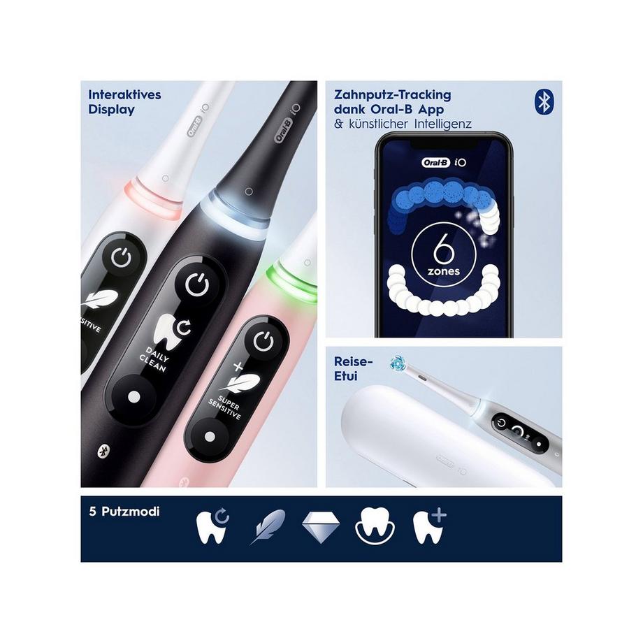 Oral-B Elektrische Zahnbürste Oral-B iO Series 6 Pink Sand JAS22 