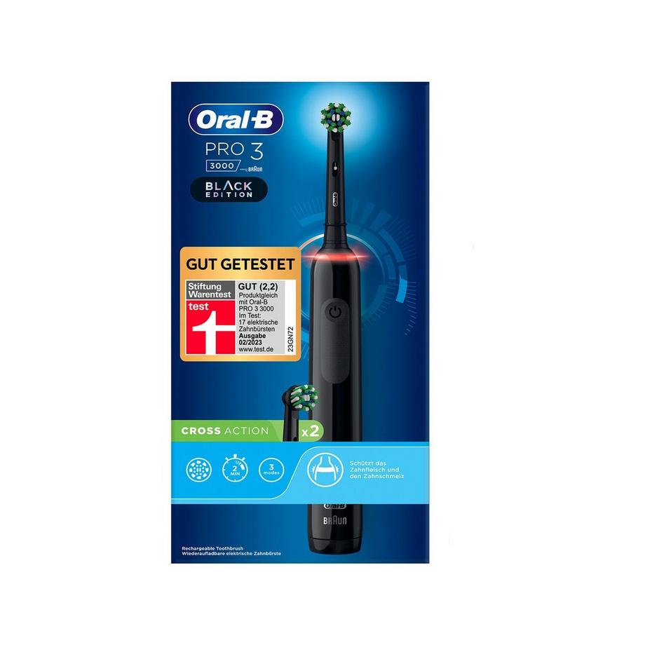 Oral-B Elektrische Zahnbürste Oral-B Pro 3 3000 Cross Action Bl.E. JAS22 
