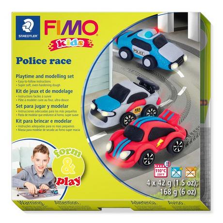 FIMO Police Race Pâte à modeler 