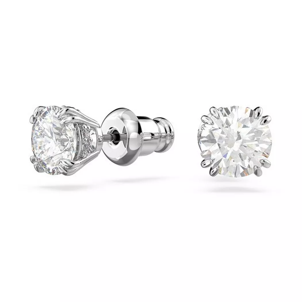 Swarovski - Ohrstecker, Stilla, One Size, Silberfarben