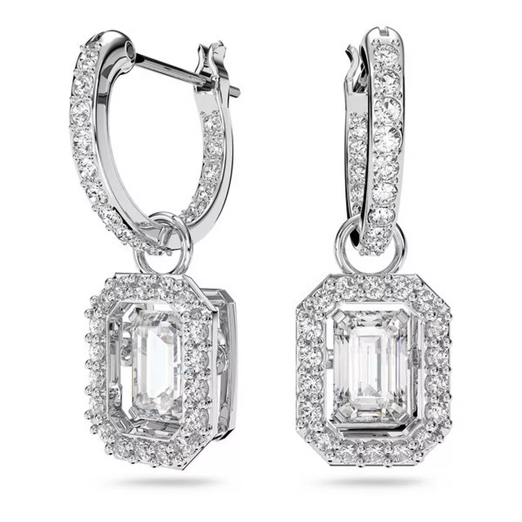 Swarovski - Ohrstecker, Una, One Size, Silberfarben 2