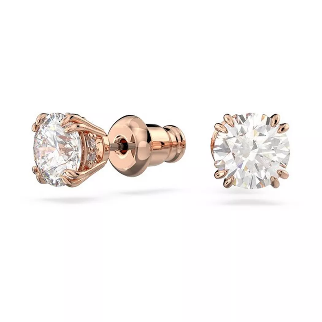 Swarovski - Ohrstecker, Stilla, One Size, Roségoldfarben 2