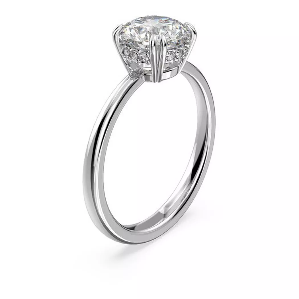 Swarovski - Ring, Stilla, 58, Silberfarben