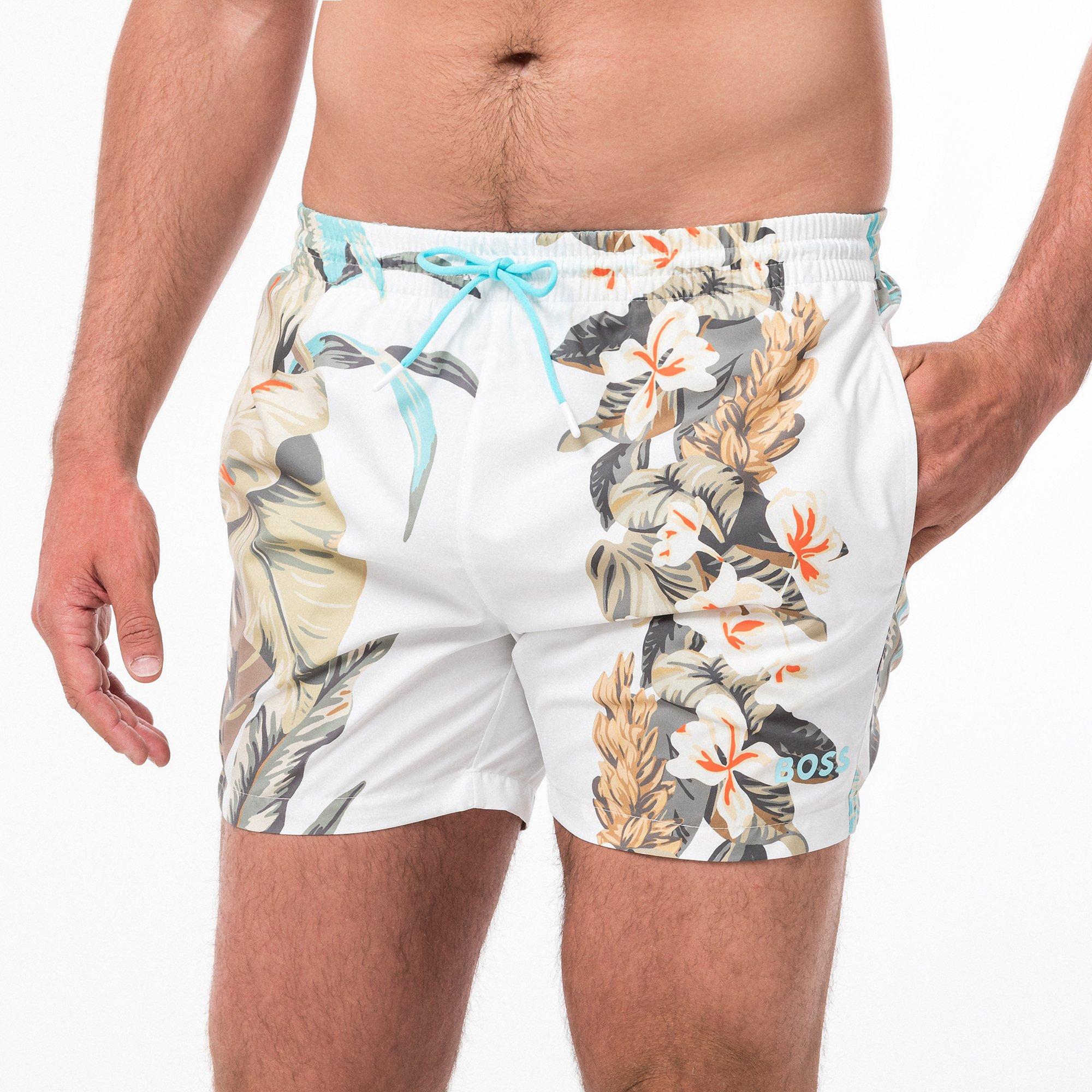 Image of Badeshorts Herren Türkisblau XL