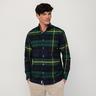 TOMMY HILFIGER Camicia, Classic Fit, manica lunga BLOWN UP BLACKWATCH Verde 1