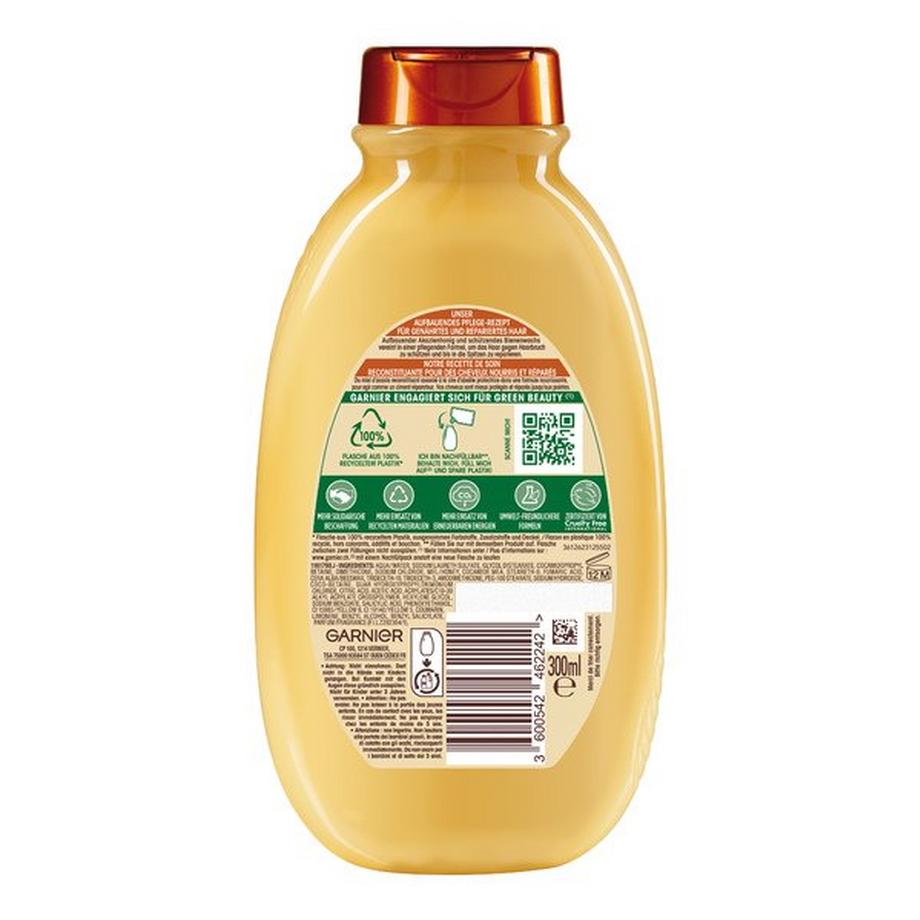 GARNIER TRESOR MIEL Ultra Doux Trésor De Miel Shampooing Reconstituant, Renforce, Protège Et Nourrit Les Cheveux Fragiles Et Cassants 