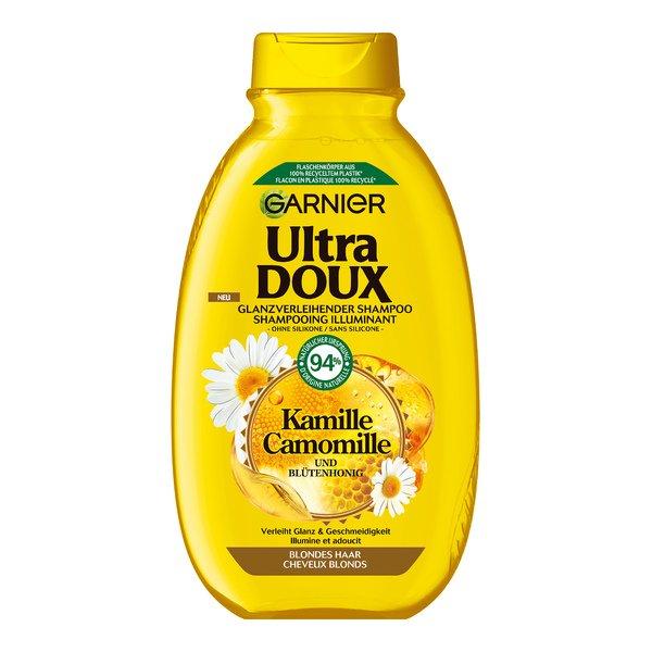 Image of Ultra Doux CAMOMILLE Ultra Doux Kamille Und Blütenhonig Shampoo Mit Aufhellender Wirkung, Nährt Und Verleiht Glanz - 300ml