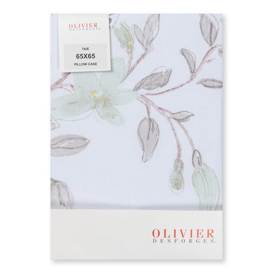 Olivier Desforges Guinguette Taie d'oreiller à motif floral  