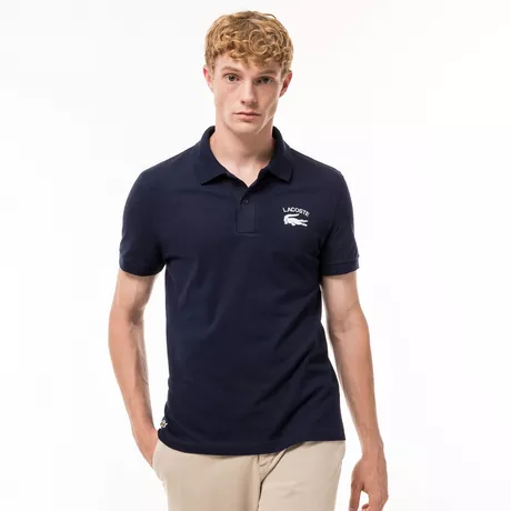 Polo manches courtes logo poitrine coton piqué bio Homme ADIDAS à