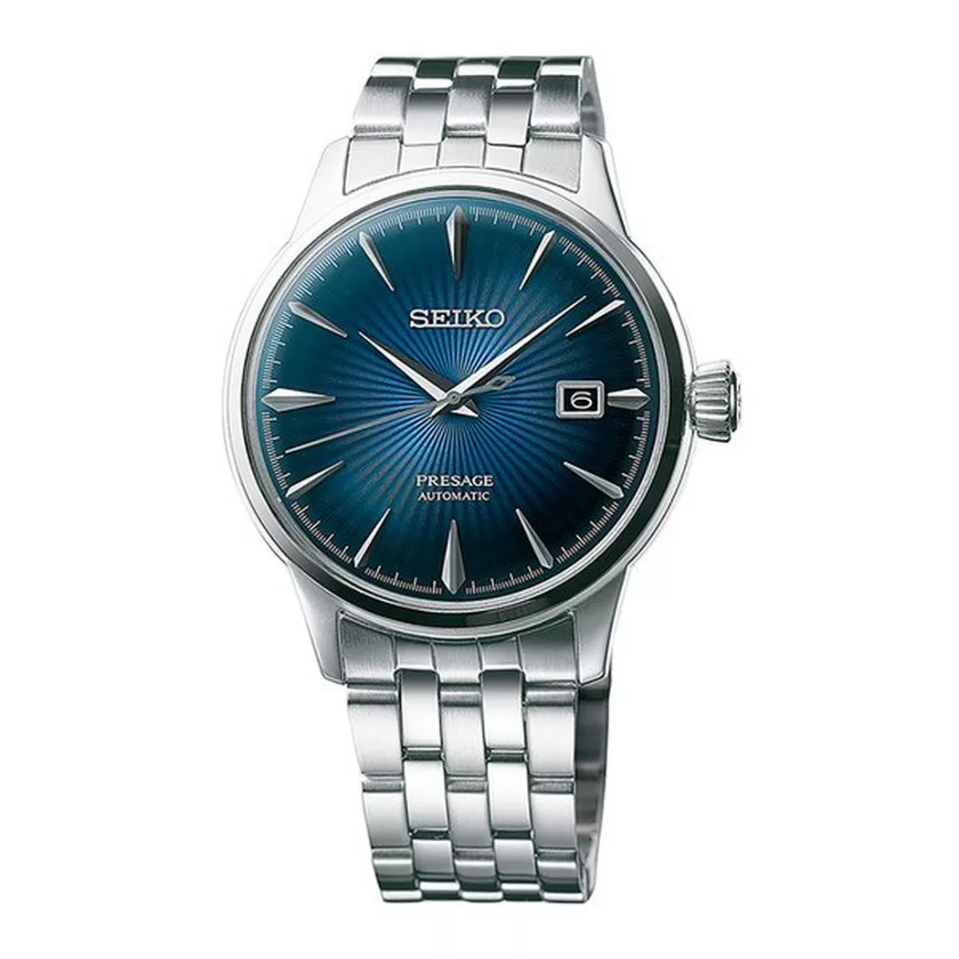 Seiko Presage Automatikuhr Silber 41mm 2