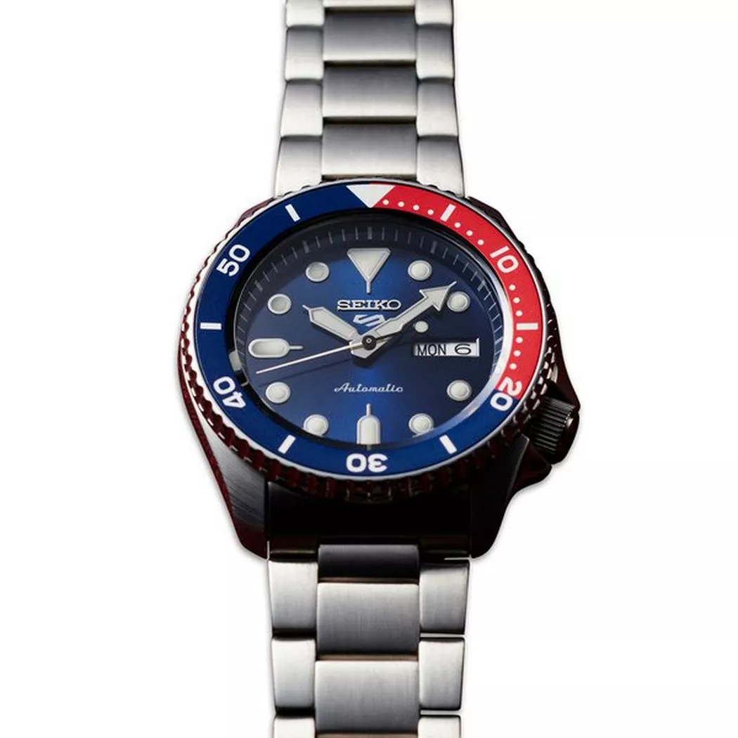 Seiko - Automatikuhr,  5 Sports, 43mm, Silber 2