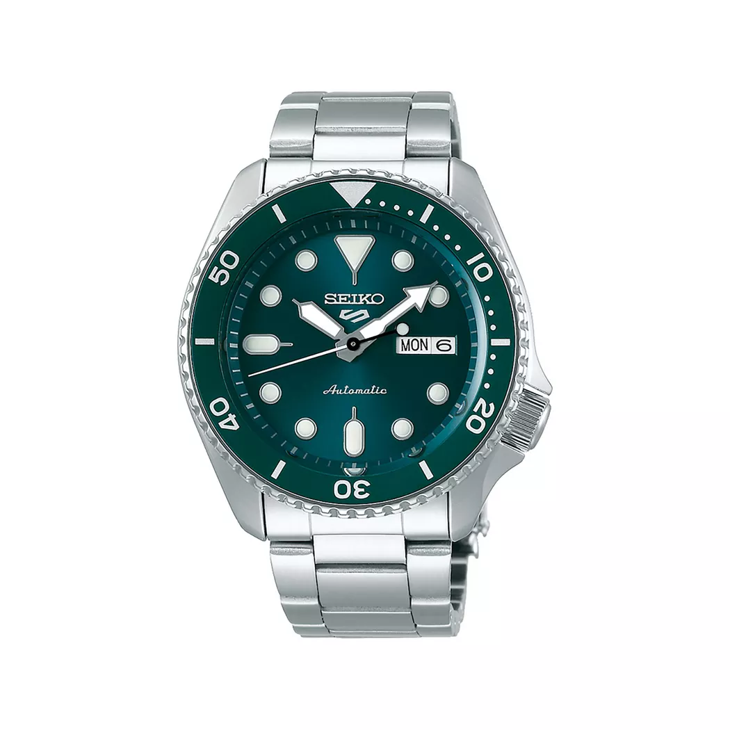 Seiko - Automatikuhr,  5 Sports, 43mm, Silber 4