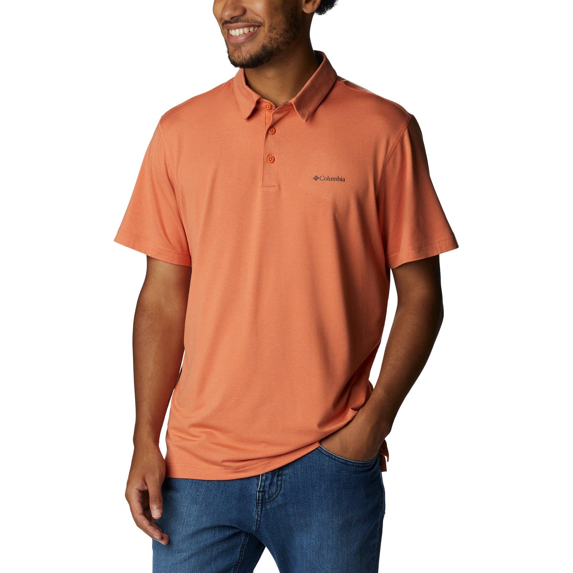Image of Poloshirt, Kurzarm Herren Korall L