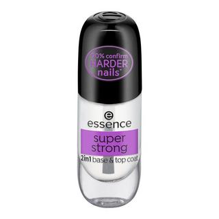 essence  super strong 2in1 base & top coat Super Strong 2in1 Base & Top Coat 