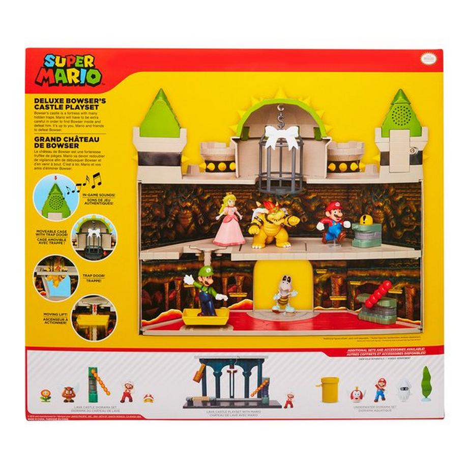JAKKS Pacific  Nintendo Super Mario grosses Spielset - Bowser´s Schloss 