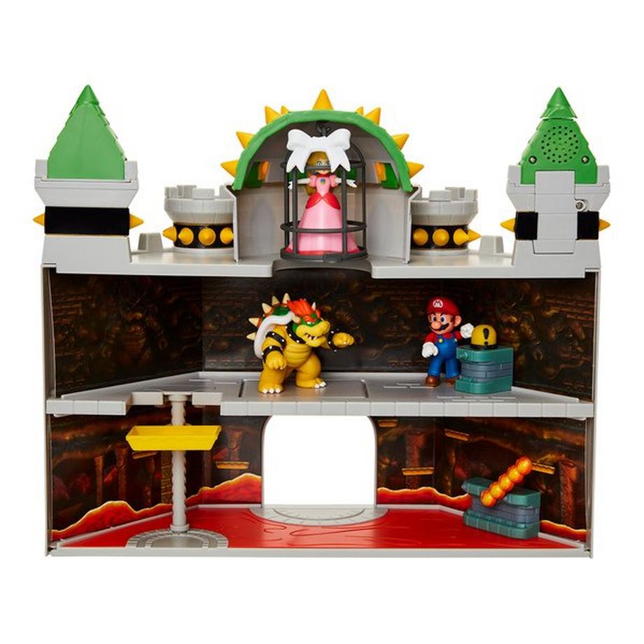 JAKKS Pacific  Nintendo Super Mario grosses Spielset - Bowser´s Schloss 